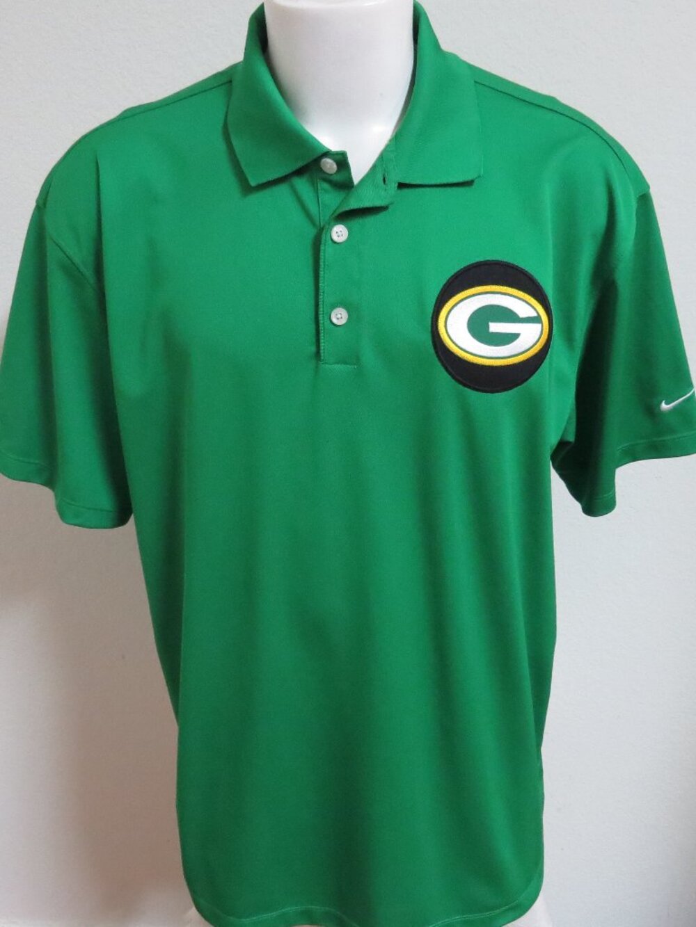 2XL PACKERS Nike Dri-Fit Men’s db #64A Polo Shirt